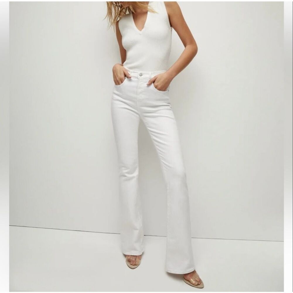 Veronica Beard Beverly High-Rise Skinny Flare Jeans Size 30 $298 NWT - Picture 3 of 9